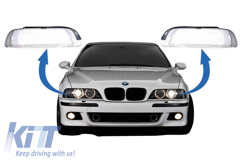 Headlights Glases Lens suitable for BMW 5 Series E39 Facelift (2000-2003)