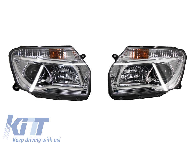 Headlights LED LightBar  suitable for DACIA Duster (2010-2013)