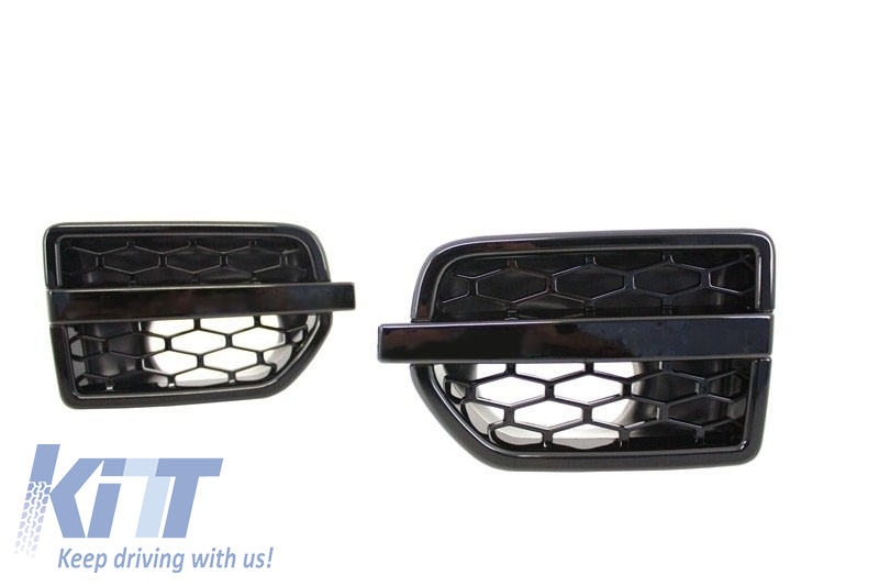 Side Vents  suitable for Land ROVER Range ROVER Discovery IV (2010-up) Black Autobiography Design