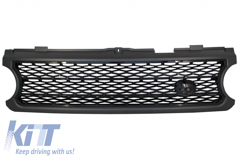 Central Grille suitable for Land Range Rover Vogue III L322 (2006-2009) Grey Black Autobiography Supercharged Edition