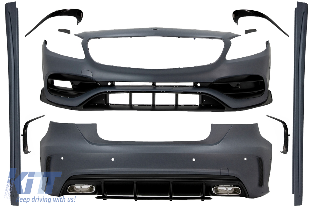 Complete Body Kit suitable for MERCEDES A-Class W176 (2012-2018) Facelift A45 Design
