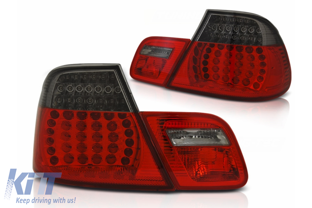 LED taillights suitable for BMW E46 Coupe 2D 2003-2005 red/smoke
