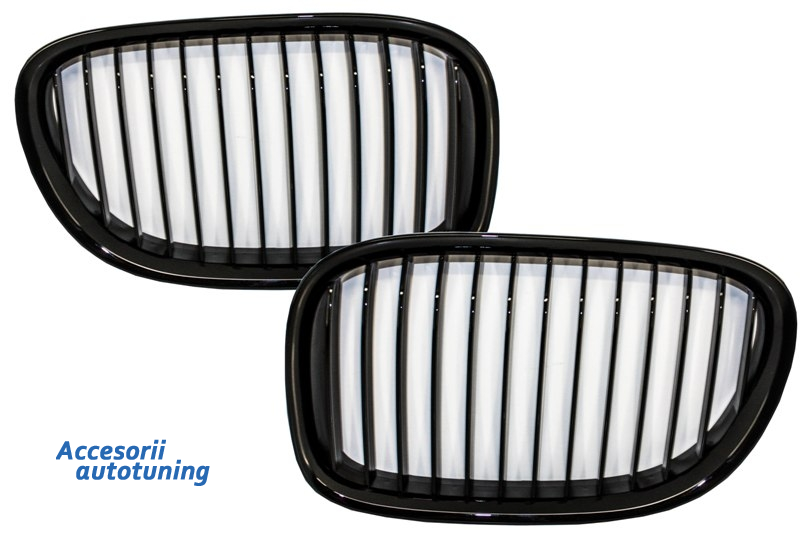 Central Grilles Kidney Grilles suitable for BMW F01 7 Series 2008-up Piano Black