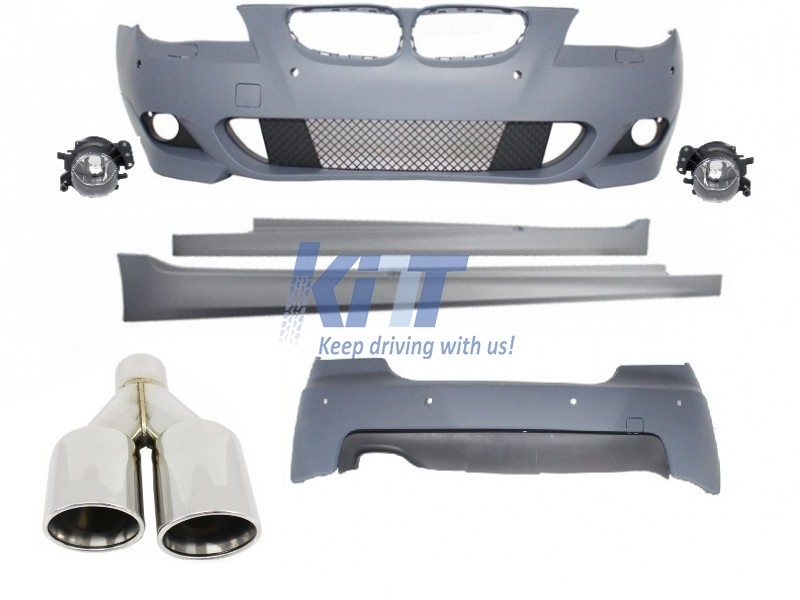 Body Kit M-Technik suitable for BMW E60 (5-series) (2003-2010) with M-Power Exhaust Muffler