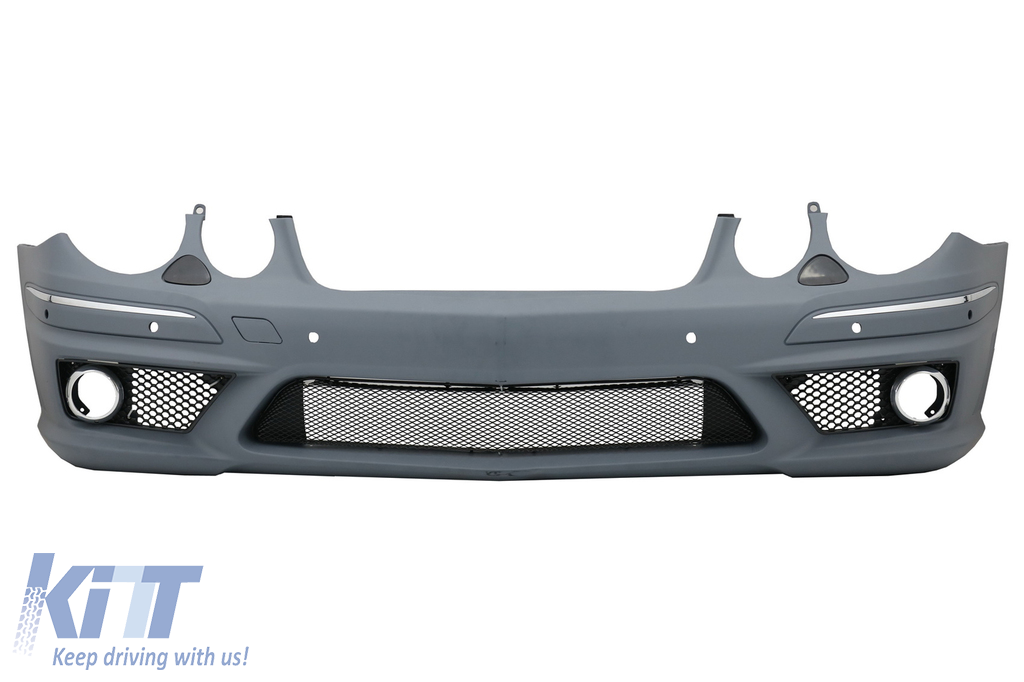 Front Bumper suitable for Mercedes W211 E-Class Facelift (2006-2009) without Fog Lights