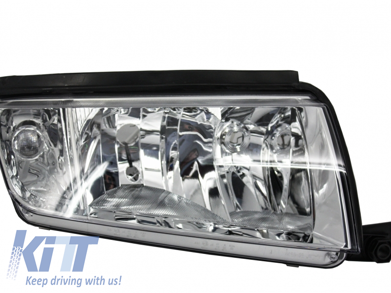 Suitable for SKODA Fabia I 1 Type 6Y (1999-2007) Replacement Right Side Headlight Chrome Background 6Y1941016C