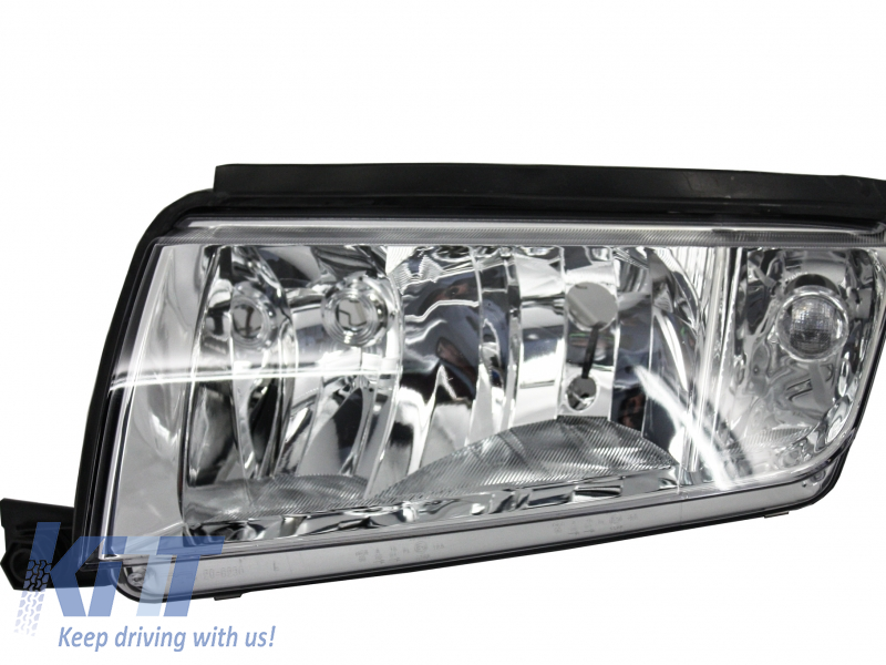 Suitable for SKODA Fabia I 1 Type 6Y (1999-2007) Replacement Left Side Headlight Chrome Background 6Y1941016C