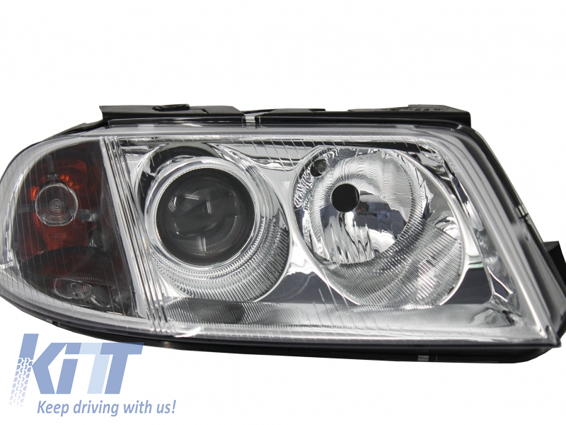 suitable for VW Passat 3BG (2000-2005) Replacement Right Side Headlight Chrome Background 3B0941015AK