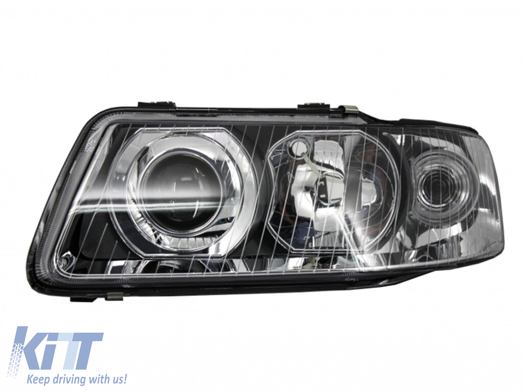 Alkalmas az Audi A3 8L (2000-2003) csere bal oldali fényszóró króm háttér 8L00941003K 8L0941003AF
