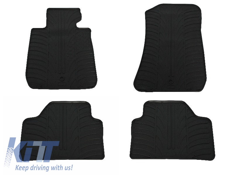 Floor Mats Rubber Mats suitable for BMW X1 E84 (2009-2015) Black