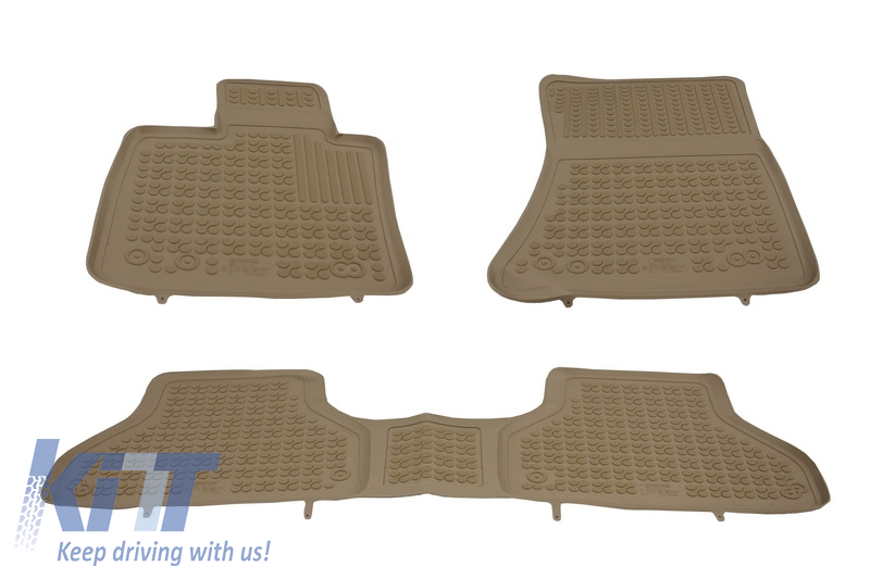 Floor mat Beige suitable for BMW X5 E70 2006-2013, X6 E71 2008-2014