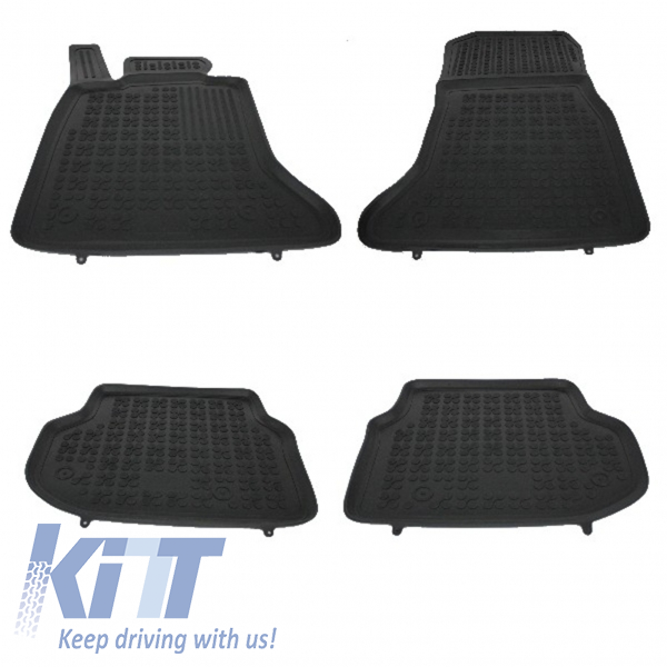 Floor mat Black Rubber suitable for BMW Series 5 F10 F11 2010-2013