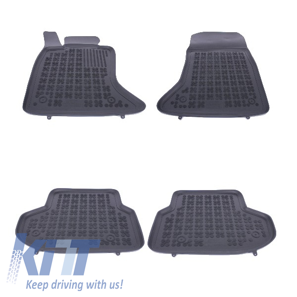 Floor mat Rubber Black suitable for BMW Series 5 F10 F11 LCI 2014+
