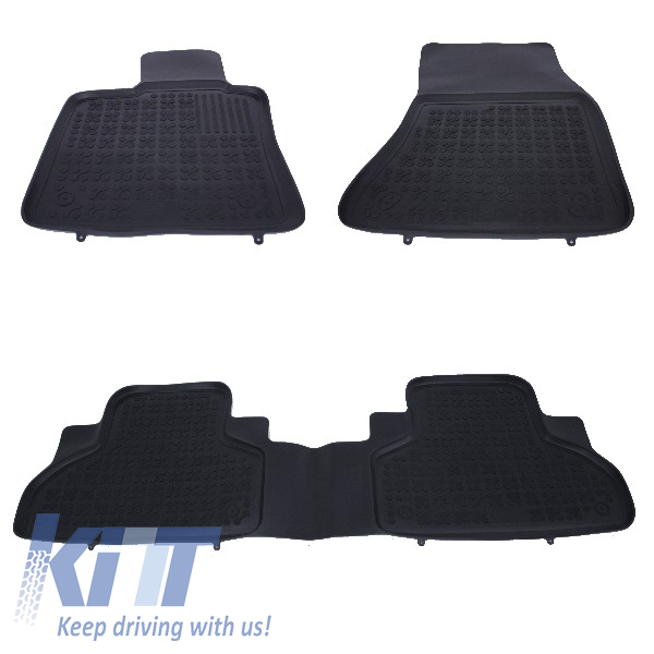 Floor mat Rubber Black suitable for BMW X5 F15 2013+, X6 F16 2014+