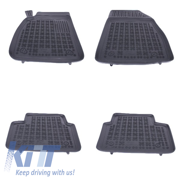 Floor mat Rubber Black suitable for OPEL Insignia 2008+, suitable for CHEVROLET Malibu 2012+
