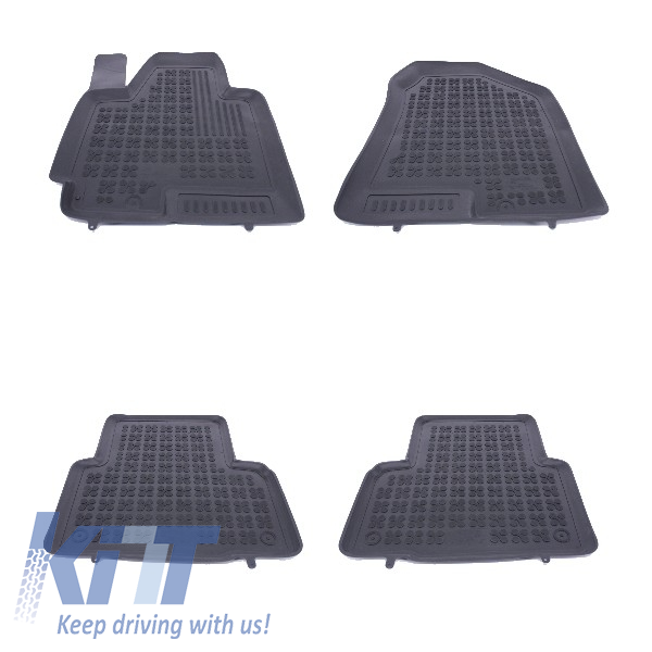 Floor mat rubber suitable for HYUNDAI Tucson 2015+ suitable for KIA Sportage 2015-2018 Black