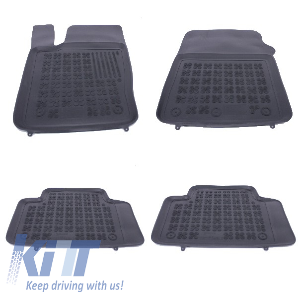 Floor mat rubber Black suitable for JEEP Grand Cherokee IV 2010+