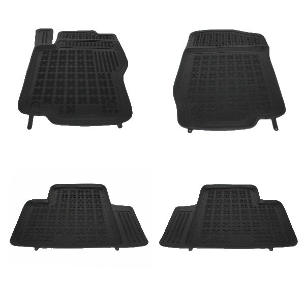 Floor Mat Rubber suitable for MERCEDES ML W164 (2005-2011) Black