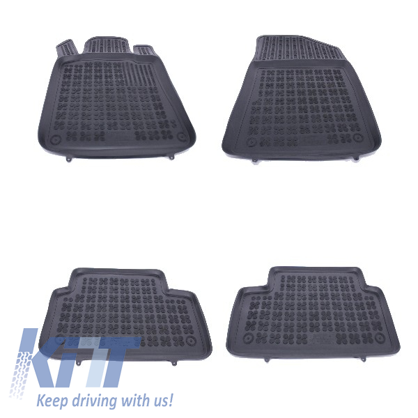 Floor mat Rubber Black suitable for PEUGEOT 508 2011+ SW