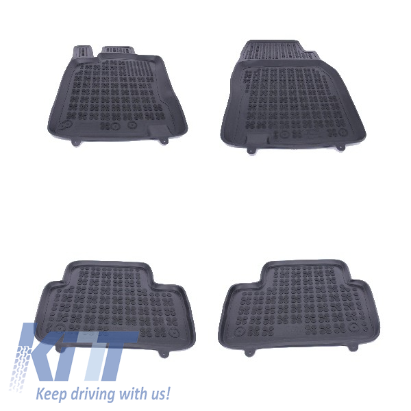 Floor mat Rubber Black suitable for RENAULT Kadjar 2015+
