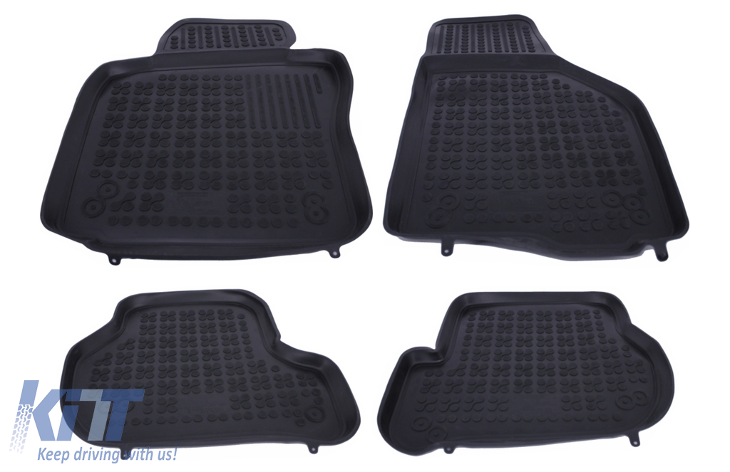 A padlószőnyeggumi fekete, amely alkalmas ülésre Leon 1P (2005-2013) Skoda Octavia II (2004-2013) VW Golf 5 Golf 6 (2003-2013) Jetta V (2005-2010) Scirocco III (2008-2017)