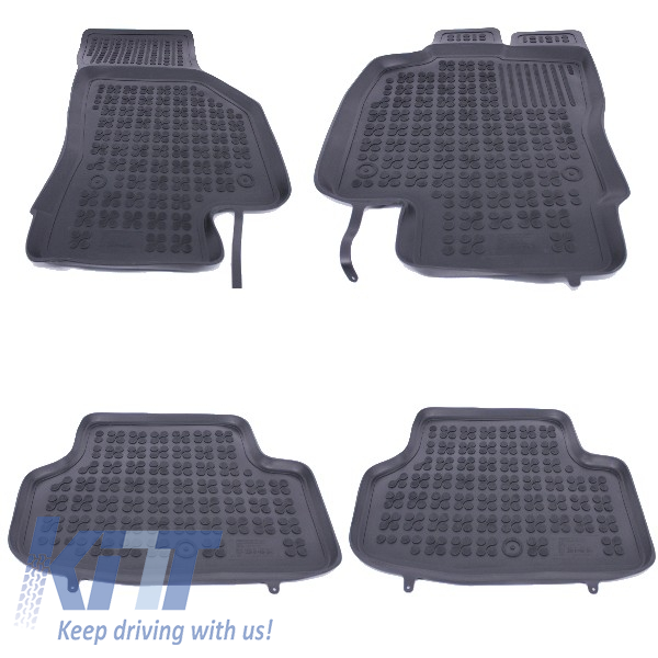 Floor mat Rubber Black suitable for SEAT Leon III 2013+, Leon ST 2014+