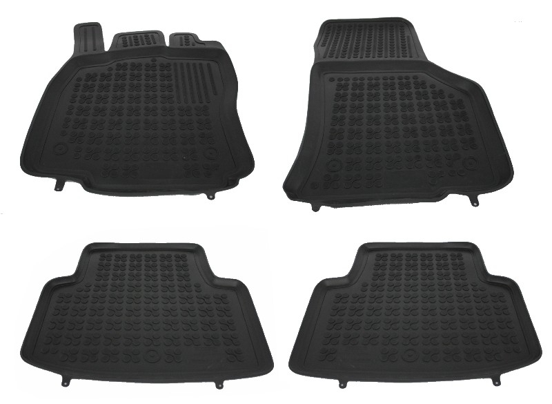Gumi padlószőnyeg fekete, amely alkalmas a VW Passat B8-ra (2014-Up)