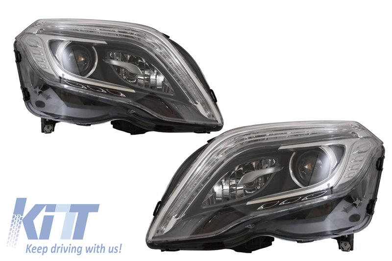 LED DRL Headlights suitable for Mercedes GLK X204 (2013-2015) Facelift Design