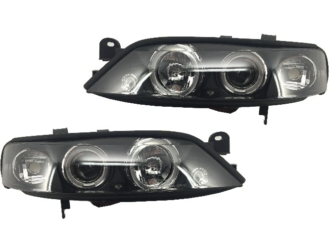 Headlights suitable for OPEL Vectra B (1996-1998) 2 Halo Rims