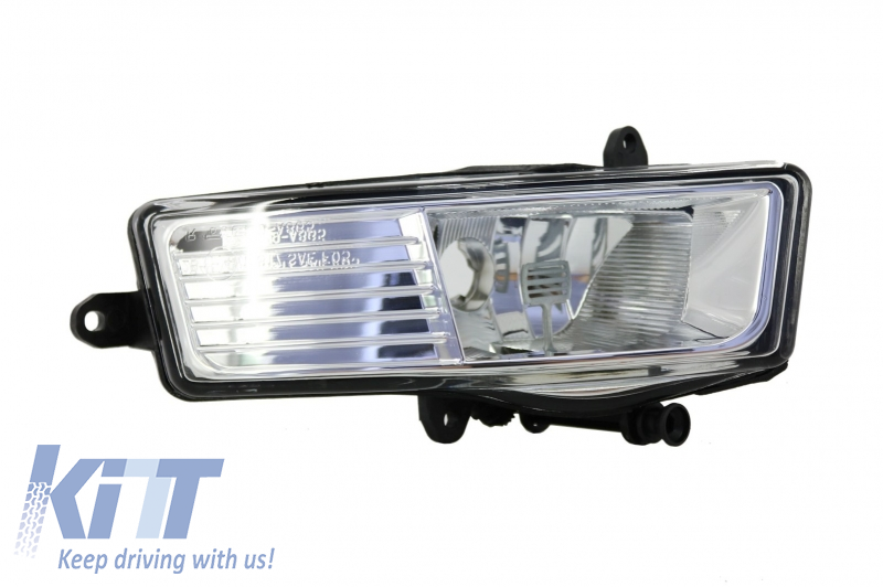 ONE PIECE - Fog Light Projector Right Side suitable for AUDI A6 4F 2008-2010 Clear Lens