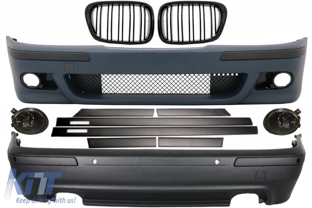Body Kit suitable for BMW 5 Series E39 (1997-2003) with Fog Lights and Central grilles M5 Design