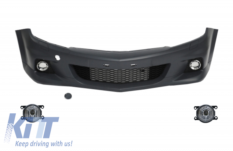 Front Bumper suitable for Opel Astra H (2004-2007) OPC Design with Fog Lights
