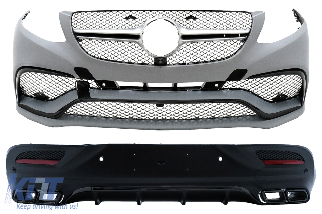 Complete Body Kit suitable for MERCEDES GLE Coupe C292 (2015+) Design All Black Edition