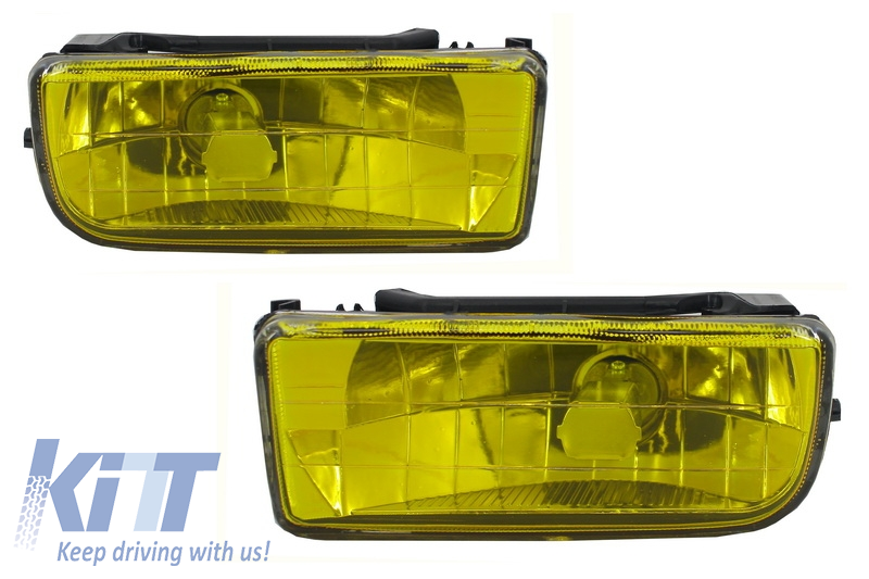 Fog Lights Lamps suitable for BMW 3 Series E36 1991-1999 Glass Yellow Lens