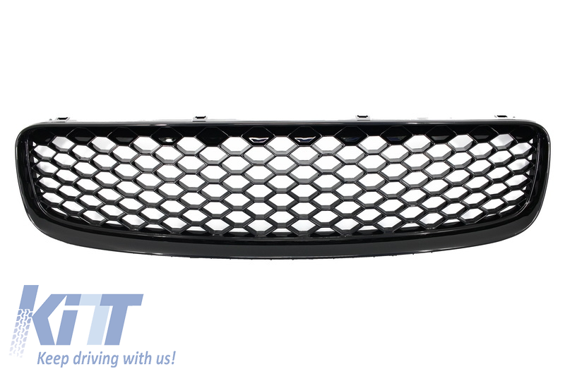 Badgeless Front Grille suitable for AUDI TT 8N (1998-2006) RS Design Piano Black