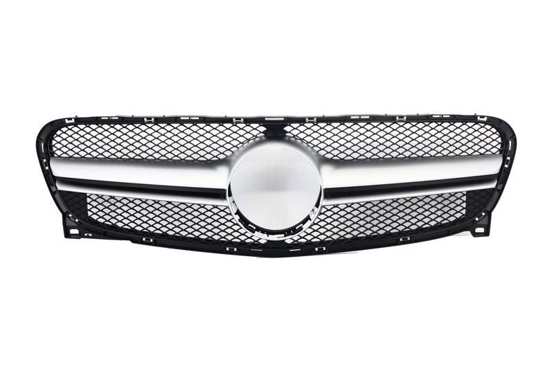 Front Grille suitable for MERCEDES Benz GLA-Class X156 (2014-2016) GLA45 Design Silver