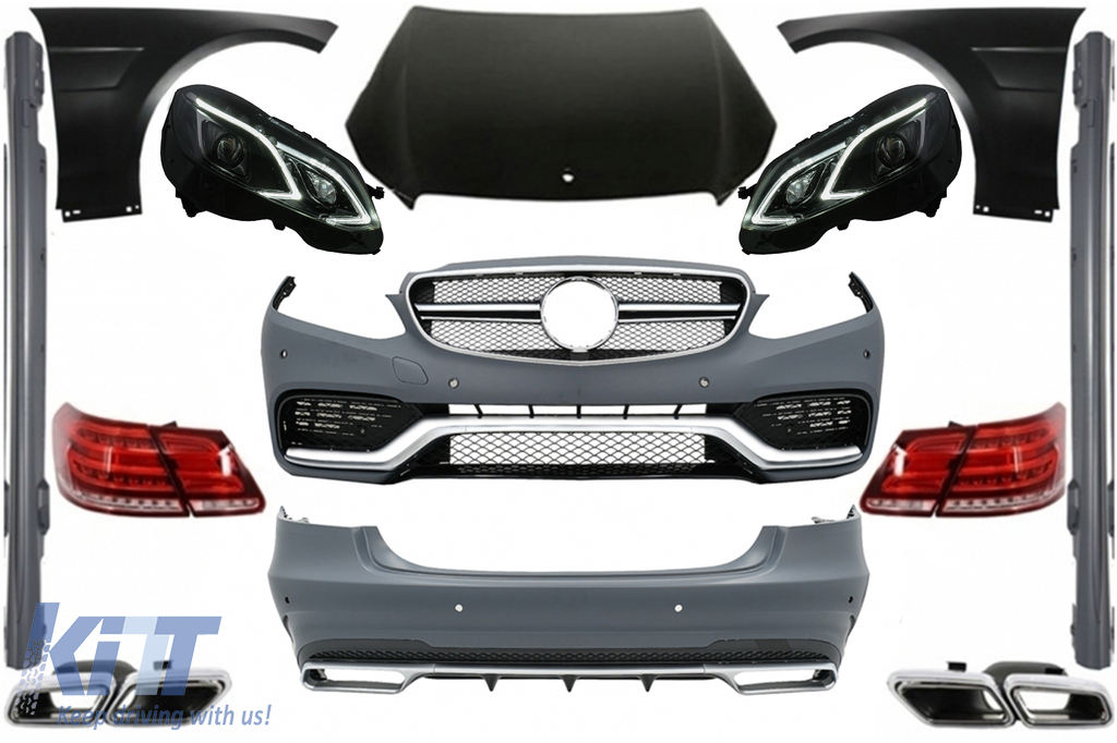 Full Conversion Body Kit suitable for Mercedes Benz W212 E-Class Pre Facelift (2009-2013) E63 Design
