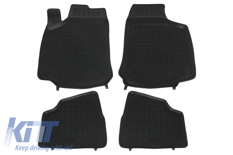 Padlószőnyeg gumi fekete, amely alkalmas az Opel Corsa C 2000-2006-ra