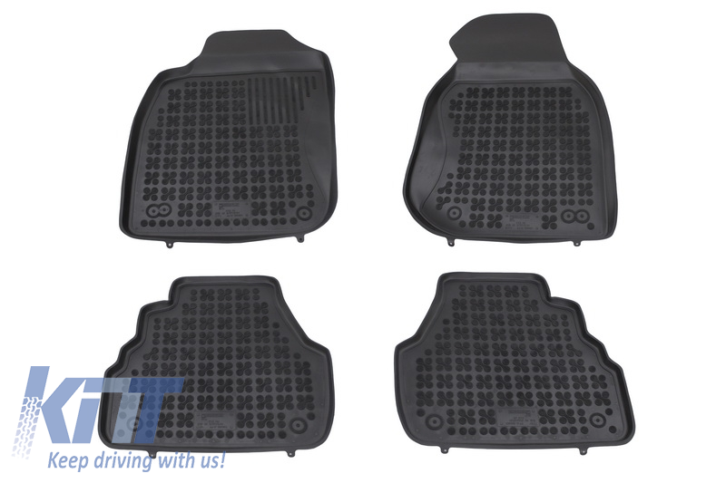 Rubber Floor Mat Black suitable for AUDI A6 (4B/C5) (1997-2004)