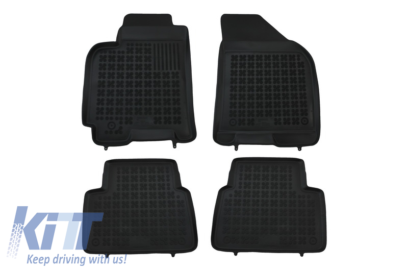 Floor mat Rubber Black suitable for Chevrolet Lacetti (2003-2008)