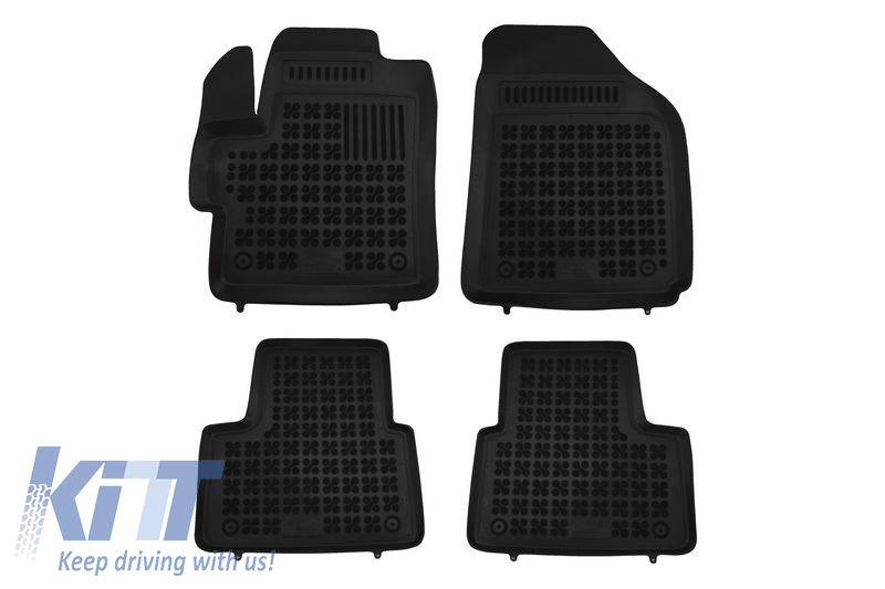 Floor mat black suitable for suitable for CHEVROLET Spark (2005-2009)