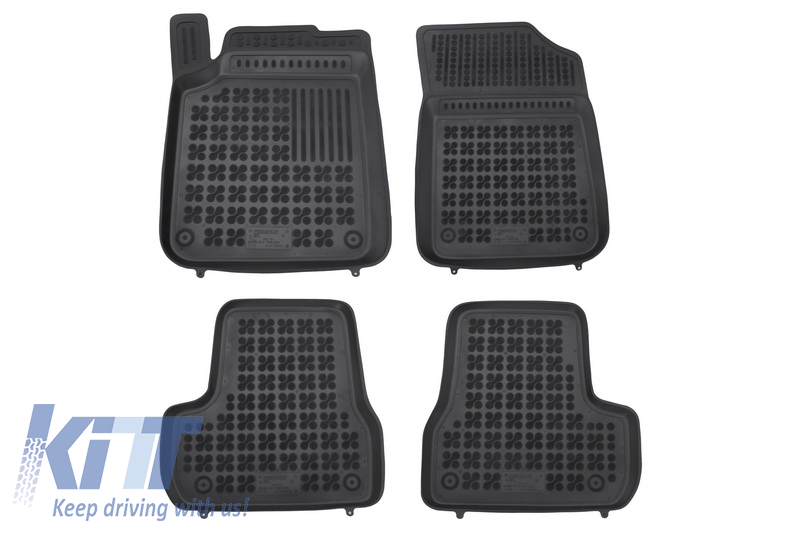 Floor mat black suitable for CITROEN C3 II 2009-2016