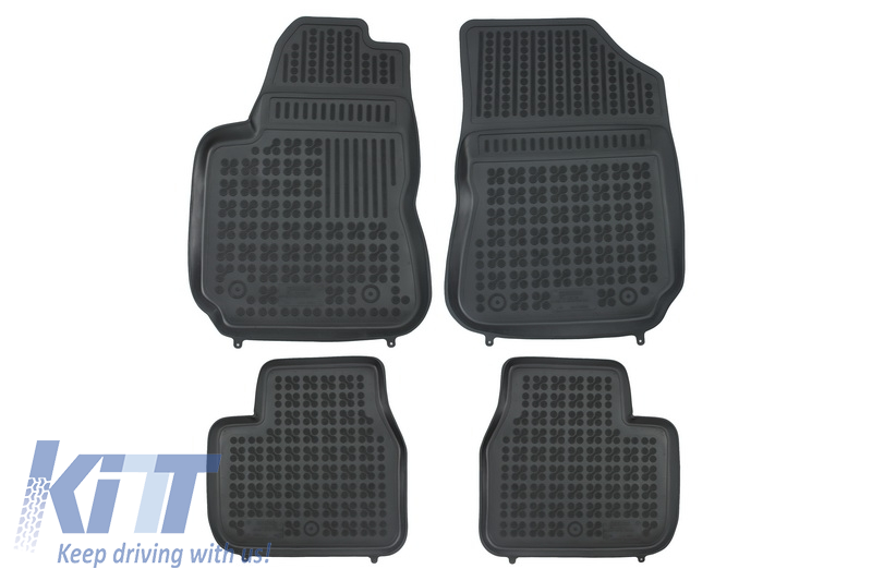 Floor mat black suitable for CITROEN C4 Cactus 2014-