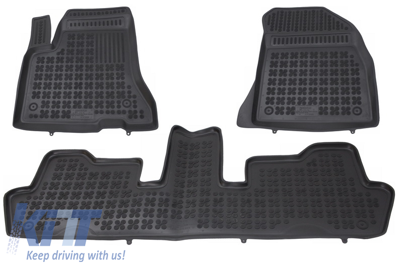 A padlószőnyeg fekete alkalmas a Citroen C4 Picasso-hoz, C4 Grand Picasso 10/2006-2013