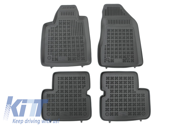 Floor mat black suitable for FIAT Bravo II 2007-