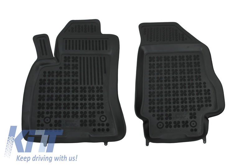 Rubber Floor mat Black suitable for FIAT Doblo II (2010-) OPEL Combo D (2011-2018)