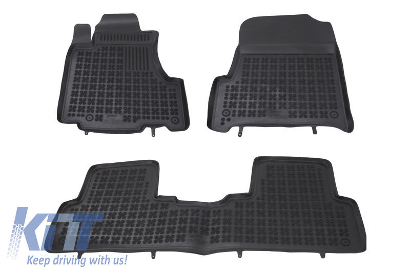 Floor mat black suitable for HONDA CRV III 2007-2012