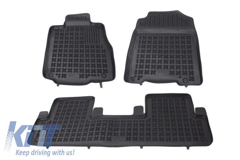 Floor mat black suitable for HONDA CRV IV 2012-
