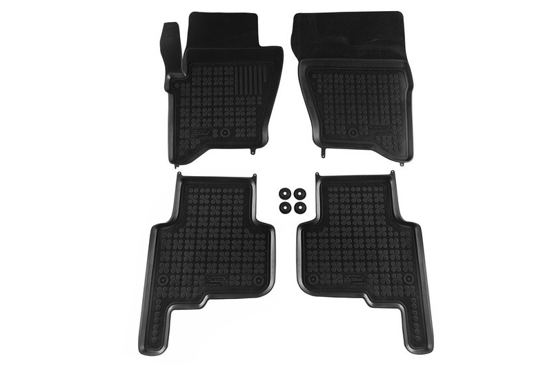 Rubber Floor mat Black suitable for Land Range Rover Discovery 3 & 4 (2004-2016)