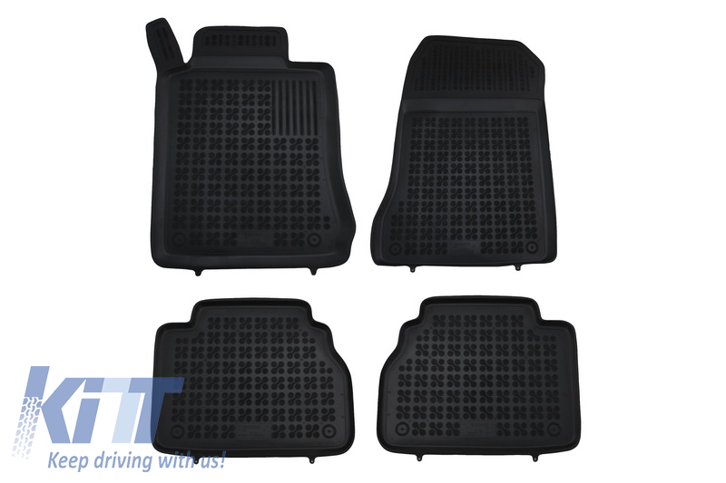 Floor mat black suitable for MERCEDES W210 E-Class 1995-2003